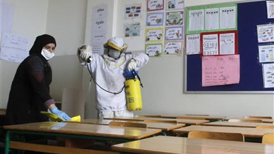 بالتعقيم والكمامات.. مدارس القليوبية جاهزة لامتحانات نصف العام