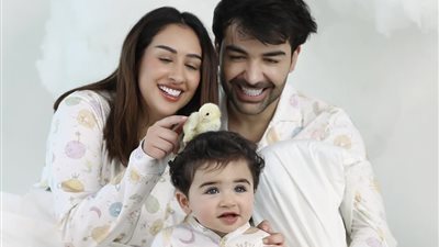 فرح الهادي وزوجها يكشفان عن مفاجأة خاصة بطفلهما أدم  