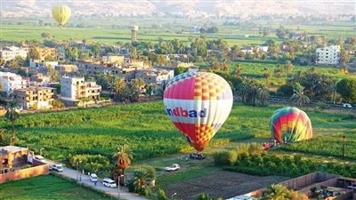 شاهدي 54 رحلة بالون طائر تغطي سماء الأقصر