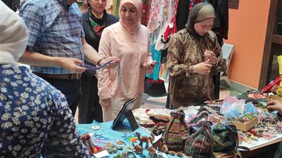 إقبال كبير على معرض منتجات الأسر المنتجة بجنوب سيناء