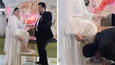 أول رد من عريس يقبل قدم عروسه السورية: طريقة عفوية ومش تريند 
