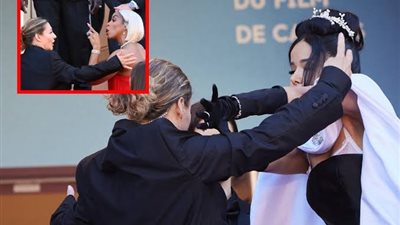 سباب واشتباك بين ممثلة وحارسة أمن في مهرجان كان بسبب فستان (صور) 