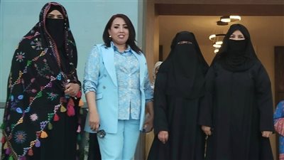 عضوات القومي للمرأة تشاركن في معرض الحرف اليدوية بشرم الشيخ