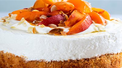  طريقة عمل تشيز كيك الخوخ بخطوات سهلة