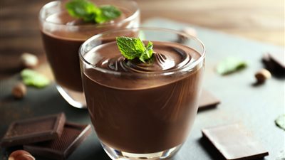 طريقة عمل بودينج الشوكولاتة البارد