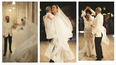 جميلة عوض تنشر صوراً جديدة من زفافها وتوجه رسالة مؤثرة