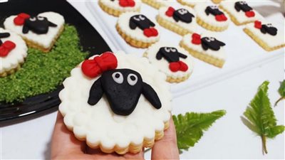 طريقة عمل كوكيز خروف عيد الأضحى