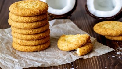 طريقة عمل كوكيز جوز الهند اللذيذ