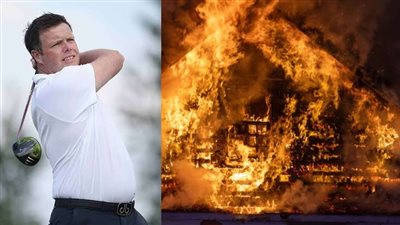 مليونير يشعل النيران في منزل الزوجية نكاية في طليقته 