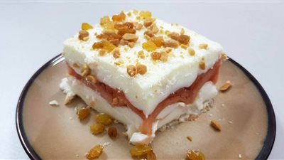 طريقة عمل كيكة المهلبية التركية بدون فرن