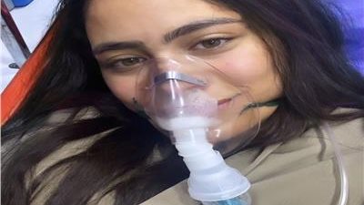 بعد أزمة حقيبتها .. الفنانة هاجر أحمد تتعرض لوعكة صحية 