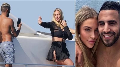 زوجة رياض محرز تتصدر التريند بملابس جزائرية في زفافهما