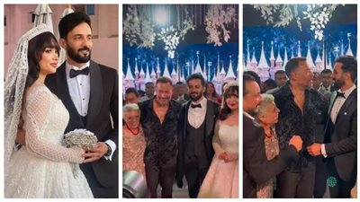 مشاهد من حفل زفاف الفنان حسني شتا