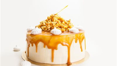 طريقة عمل كيكة الكريم كراميل الشهية