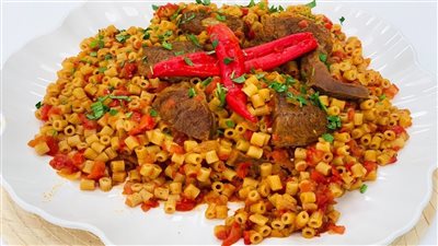 طريقة عمل المبكبكة بكرات اللحم 