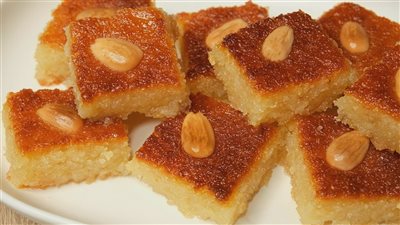 طريقة عمل الهريسة مثل المحلات