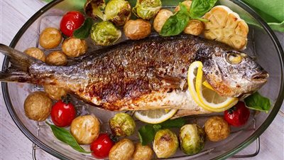 طريقة عمل سمك دنيس بالتتبيلة الحارة 