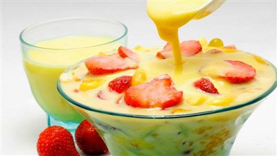 طريقة عمل كاسات الكاسترد بالفواكه