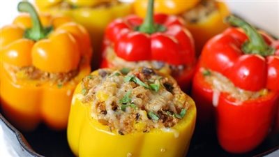  طريقة عمل محشى الفلفل باللحمة المفرومة