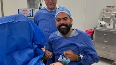 خالد عليش وزوجته الإعلامية ميرهان عمرو يحتفلون بطفلهم الأول