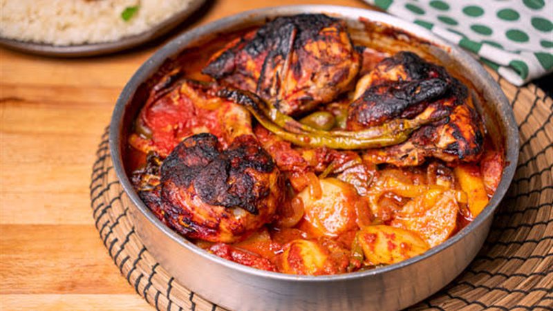 صينية البطاطس بالفراخ