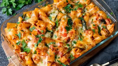 طريقة عمل المكرونة بالدجاج بمذاق مميز