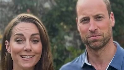 لحية الأمير ويليام وخاتم كيت ميدلتون حديث الساعة بعد ظهورهما المفاجئ 