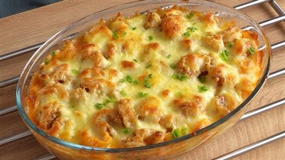 طريقة عمل طاجن البطارخ بالصوص الأبيض