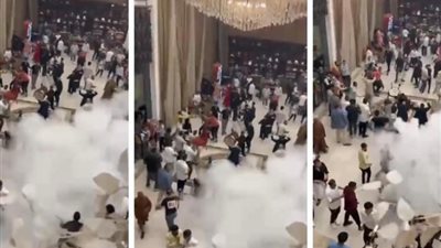 فرح مسطرد يتحول إلى عركة والسبب 20 وجبة (صور)