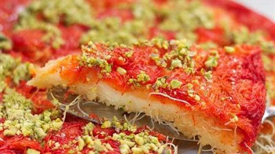 طريقة عمل الكنافة النابلسية بالمكسرات