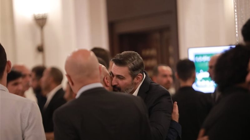 عزاء والد أحمد صلاح