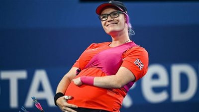 حامل في الشهر السابع تدخل التاريخ ببرونزية الرماية البارالمبية