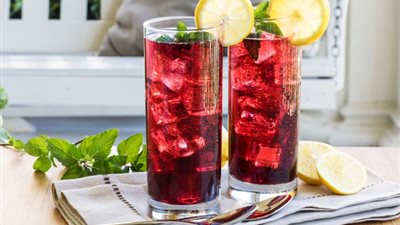 طريقة عمل موهيتو الكركدية بخطوات بسيطة