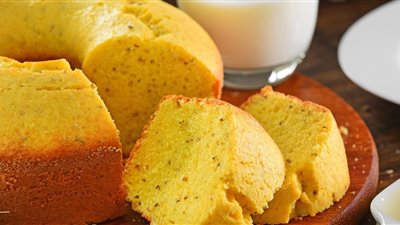 طريقة عمل كيكة الذرة الشهية