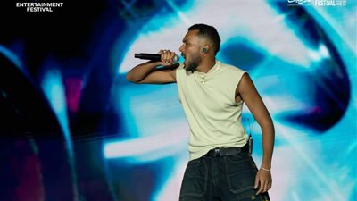 ويجز في حفل ختام مهرجان العلمين الجديدة..صور