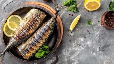 طريقة عمل سمك ماكريل مشوي في الفرن