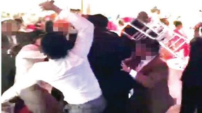 مشاجرة «بالشلاليت» بين والدي عروسين في حفل زفاف vip بالجيزة