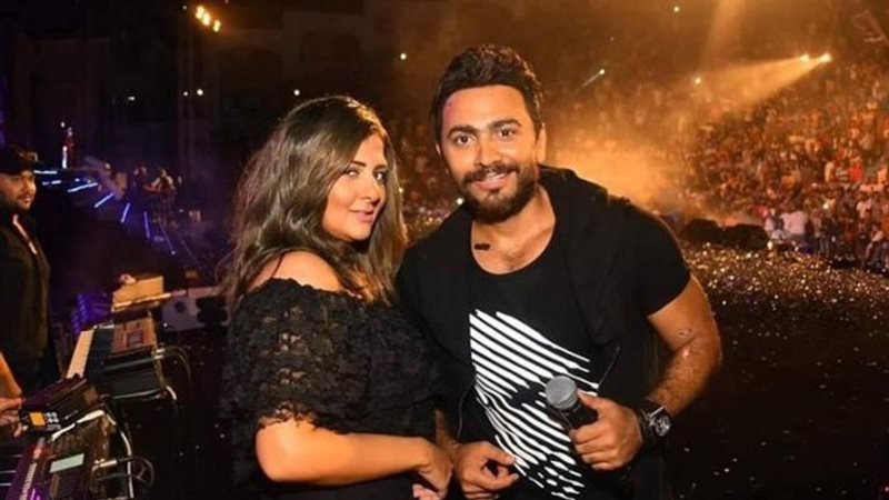 شذى وتامر حسني