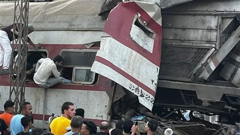 حادث تصادم قطارين