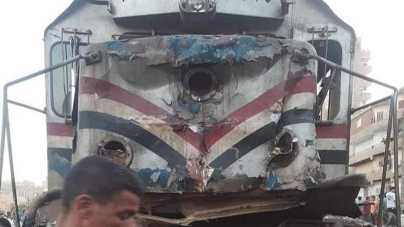 حادث تصادم قطارين