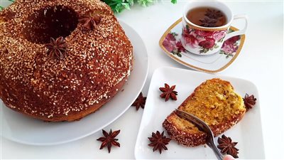 طريقة عمل كيكة اليانسون اللذيذة