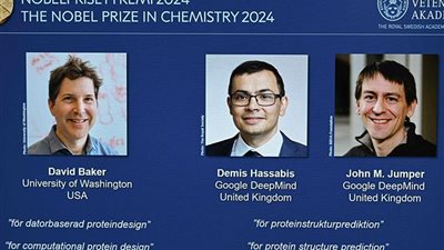 الفائز بجائزة نوبل للكيمياء 2024 يتعرض لموقف طريف مع زوجته.. ماذا حدث؟ 