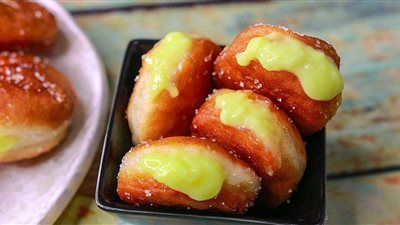 طريقة عمل الدونات بالكاسترد بخطوات سهلة 