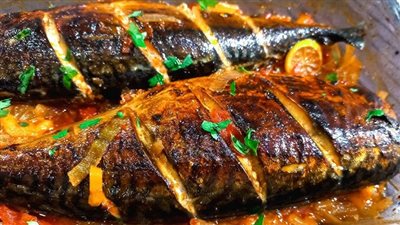  طريقة عمل السمك الماكريل المشوي في الفرن