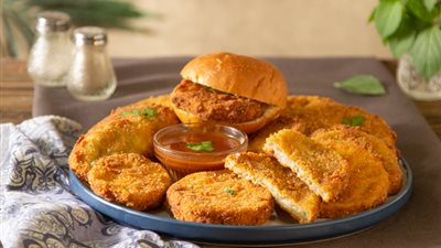 طريقة عمل الباذنجان البانيه المقرمش 