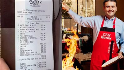 منيو مطعم الشيف بوراك يثير الجدل عبر منصات التواصل.. والنشطاء يتذكرون مهند 