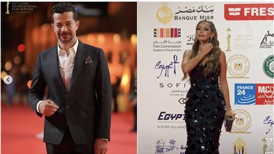 داليا مصطفى وشريف سلامة يتصدران المشهد من جديد بسبب مهرجان القاهرة السينمائي (صور)