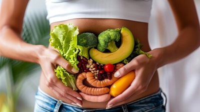 6 فواكه وخضروات شائعة مفيدة لصحة الأمعاء