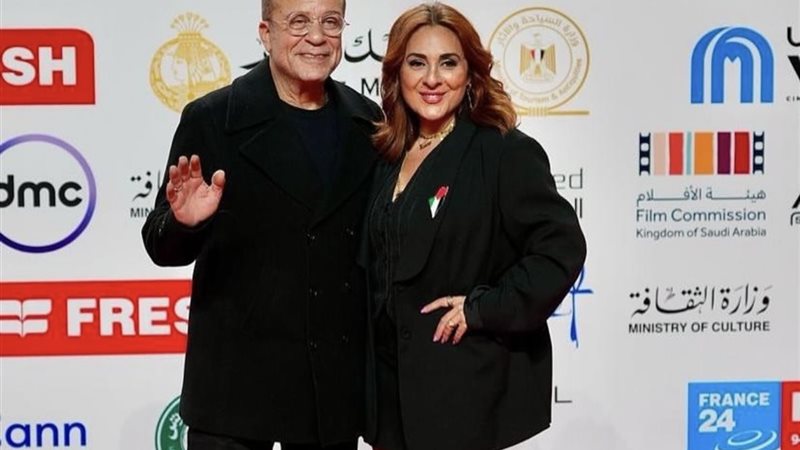 لورا عماد وشريف منير