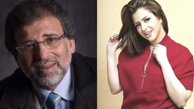 منى فاروق وخالد يوسف